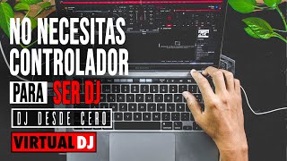 Tutorial DJ con computadora 🔥virtual dj🔥SOLO CON EL TECLADO [upl. by Cockburn]