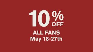 Interiors amp ACE SeaChest Annual May Fan Sale [upl. by Parthinia]