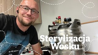 Autoklaw  sterylizacja wosku pszczelego [upl. by Ednutabab]