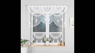 Rani makrama gotowe firany do kuchni firany home curtains homedecor [upl. by Ikkin]