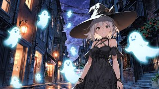 The Cutest Witchy 🌃 Lofi Fall Vibes 🌃 Night Lofi Songs To Make You Enjoy The Autumn Night Vibes [upl. by Barna]