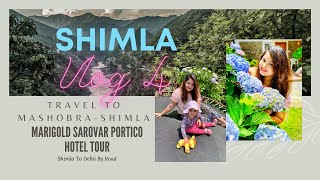 Stay in Mashobra  Marigold Sarovar Portico  Hotel Tour  Shimla To Delhi  Naldehra  Shimla VLOG [upl. by Yennek]