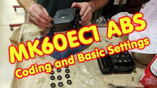 The MK60EC1 ABS Coding and Basic Settings [upl. by Airres]