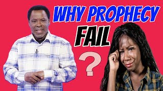 WHY Prophecy FAIL‼️  Prophet TBJOSHUA [upl. by Ecaroh]