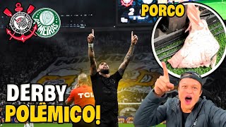 JOGARAM UMA CABEÇA DE PORCO DENTRO DO CAMPO E CORINTHIANS VENCE O PALMEIRAS Corinthians x Palmeiras [upl. by Clova136]