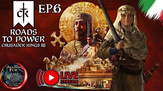 Crusader Kings 3 ITA Live  DLC Roads to Power  EP6  Astrid Ira della Fede Regina di Sicilia [upl. by Talanta]