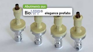 Fräsen von BioHPP® elegance prefabs [upl. by Laehpar]