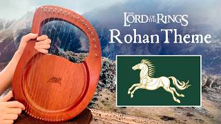 Riders of Rohan LOTR Lyre Harp Cover with Notes [upl. by Adahs]