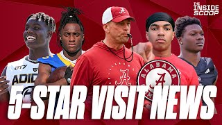 Alabama Gaining Traction with 5Star Recruits  Behind the Scenes Recruiting Info on MAJOR Targets [upl. by Davilman504]