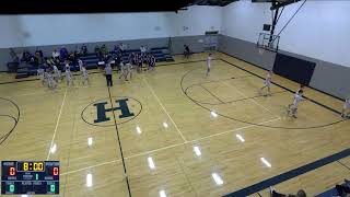 Hudson High School  IA  vs East Marshall High School Mens JV Basketball [upl. by Alba]