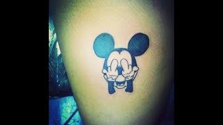 TATUAGEM TEMPORÁRIA MICKEY MOUSE [upl. by Inotna]