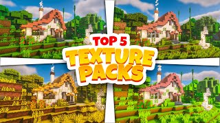 ✅ TOP 5 TEXTURE PACKS para MINECRAFT 116  1165 😲 quotBARE BONES TEXTURE PACK y MÁSquot JAVABEDROCK 💚 [upl. by Attej71]