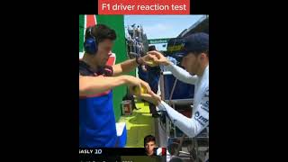 F1 Driver reaction test  Pierre Gasly [upl. by Aiela883]