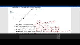 Geometry Final Review [upl. by Romeo]