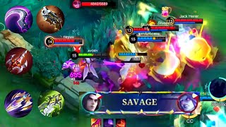 I GOT SAVAGE IN THIS INTENSE TEAMFIGHT  LEOMORD BEST BUILD 2024  TOP GLOBAL LEOMORD  Avory  MLBB [upl. by Lucilla]