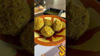 BEST FALAFEL Abu Dhabi🧆🔥❤️falafeluaefoodabudhabidubaiuaelifeyummystreetfoodmukbangeatv [upl. by Bithia]