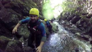 Cardiff Blues go gorge scrambling with Cardiff International White Water [upl. by Arela]