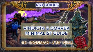 Vindicta amp Gorvek Minimal Gear  Ironman Guide 2022  230quot Kills  No Food [upl. by Ahsiek]