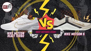 Nike Metcon React Turbo VS Nike Metcon 6 best shoes for training in 2021 showdown  TitoFit review [upl. by Dido]