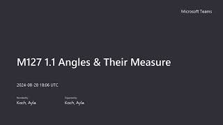 113 Coterminal Angles Degrees M127 [upl. by Ecerahs117]