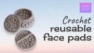 EcoFriendly Crochet Face Pads  Reusable amp BeginnerFriendly Tutorial  You Should Learn This [upl. by Jacobo430]