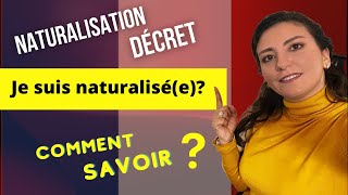 Trouver votre nom au JO  Naturalisation par décret Important [upl. by Caldeira239]