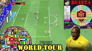 ABUELONCHOS WORLD TOUR  Nos jugamos en la RULETA los países de FUT CHAMPIONS [upl. by Kendy434]