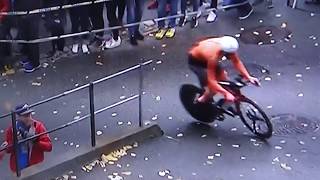 Tom Dumoulin 14 Wereldkampioen Tijdrijden  WC ITT Bergen NorgequotHitmanquot 20 September 2017 [upl. by Kimmel314]