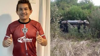 El grave accidente del quotPulgaquot Rodríguez chocó con su camioneta y fue derivado a terapia intensiva [upl. by Gladwin]