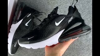 NIKE AIR MAX 270 TRIPLE BLACK WHITE AH8050002 [upl. by Neetsirk]