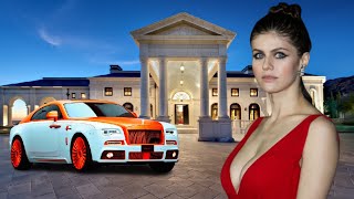 Alexandra Daddario Biography  Alexandra Daddario Husband  Eyes Color Hair Color Age Net Worth [upl. by Nordek]