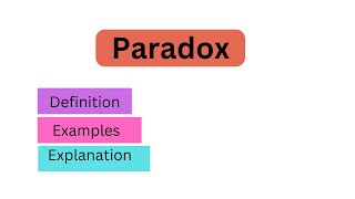 Paradox with Examples  Literary Device [upl. by Lorac890]