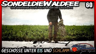 🔴 Geschosse unter Eis und Schlamm 🔴 Sondeln Schatzsuche Metal detecting Treasure hunt [upl. by Lewendal]