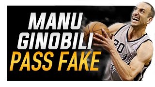 Manu Ginobili Fake Pass Basketball Moves [upl. by Conway]