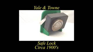 Yale amp Towne Safe Lock Circa 1900s [upl. by Aivil409]