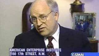 1994 Clip of a CSPAN Interview with Dick Cheney [upl. by Upali]