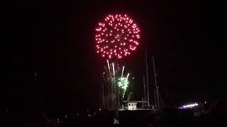 Mersea Island Regatta Fireworks 2018 [upl. by Annij431]