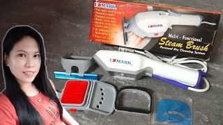 STEAMER for Clothes How To Use  4in1 Multi functional Steam Brush  Edmark [upl. by Odlawso]