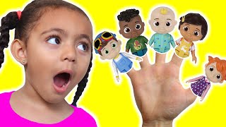 Finger Family Song  Play with Cocomelon Toys amp Kids Songs [upl. by Juta584]