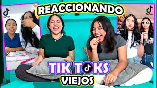 REACCIONANDO A NUESTROS TIKTOKS VIEJOS 😭 no soportamos  Michell Merlin [upl. by Atilam]