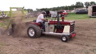 WAMBO 2024 modified open garden tractor pull [upl. by Inalan]