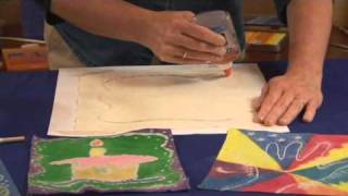 Easy Fabric Batik with Glue  Lesson Plan [upl. by Naga]