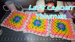 How To Crochet A EASY Granny Rectangle Blanket From A Granny Square  Crochet And Chat [upl. by Bridget]