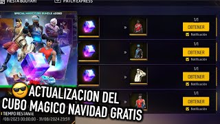 NUEVAS SKINS para INTERCAMBIO del CUBO MAGICO GRATIS en NAVIDAD FF LATAM 😱 cubo magico gratis ff [upl. by Kremer]