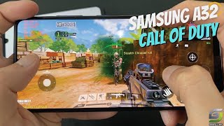 Samsung Galaxy A32 test game Call of Duty Mobile [upl. by Ettenwahs]