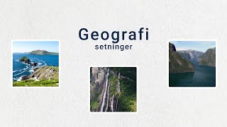 Tema Geografi A2 Setninger [upl. by Kendry]