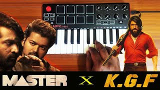 Master Teaser x Kgf Mass Bgm  Mix By Raj Bharath  Thalapathy Vijay  Yash  Anirudh  Ravi Basrur [upl. by Elrahc]