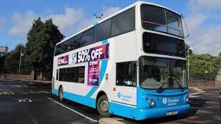 A ride on Ulsterbus ALX400 2303 on route 384e [upl. by Nodnol377]