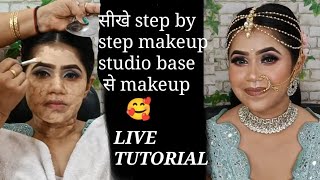 live🥰 makeup tutorial step by stepmakeup studio bridal makeup tutorialMakeup tutorial biggenrs [upl. by Yeltnarb]