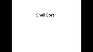 Shell sort 教學 [upl. by Gemperle]